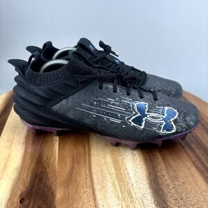 Men's Size 12- Under Armour Blur Smoke Suede 2.0 MC Football Cleats 3027978-001